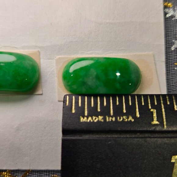 Elegant Jade Oval Cabochons (Set of 3) – Perfect for DIY Jewelry - Picture 6 of 6